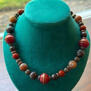 Late 90s Plastic Beaded Necklace